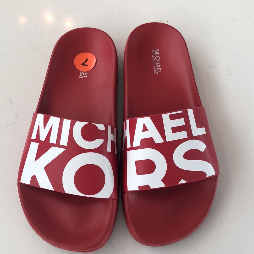 Brand New Red MK Red Flats ! ♥️♥️ - Picture 2 of 5
